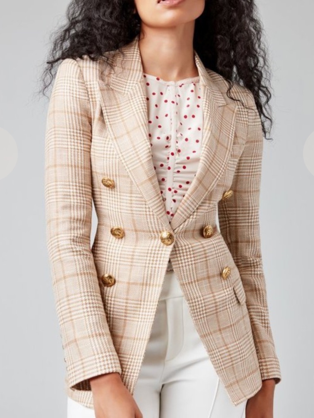 Smythe Camel Plaid Not A Db Blazer 6